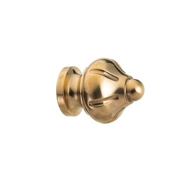 Novecento Piazza Cavour - brass curtain rod finials by Il Bronzetto