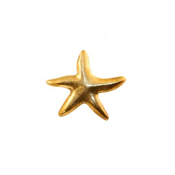 Oceano Linosa - starfish brass knob by Il Bronzetto