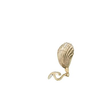 Oceano Seashell - brass hook by Il Bronzetto