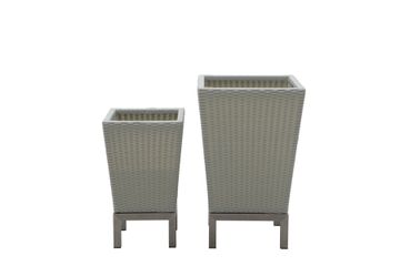Plant pot holder (set of 2) Ozone - Accessories by Il Giardino di Legno