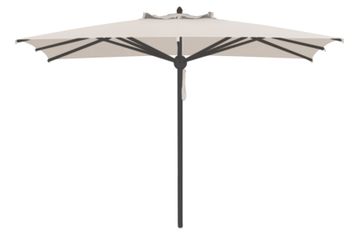 Square central aluminium post parasol, 300cm Parà - Ombrelloni by Il Giardino di Legno