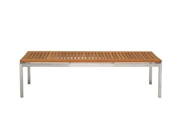 Backless garden bench Berbeda by Il Giardino di Legno