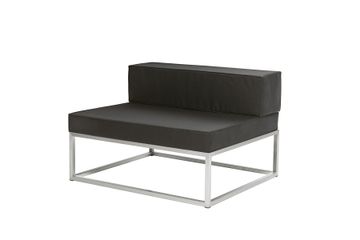 Armless lounge chair Manhattan by Il Giardino di Legno
