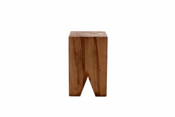Square side table / Stool Suar by Il Giardino di Legno
