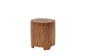 Round side table / Stool Suar by Il Giardino di Legno
