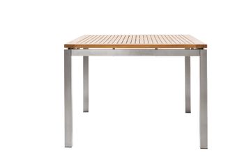 Square dining table Teak - Berbeda by Il Giardino di Legno