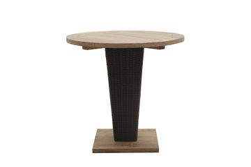 Round single leg dining table Sentosa by Il Giardino di Legno