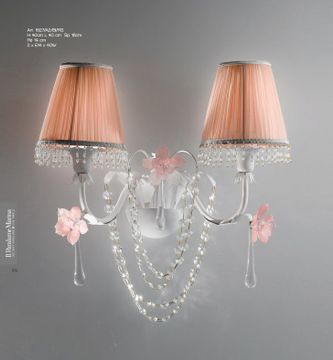 Wall Lamps Classic 1627/A2/BI/RS by Il Paralume Marina