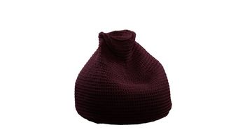 Beanbag crocheted - Small - Medium - Large - 6mm "Pear" - Blackberry by Ilektras Croshade