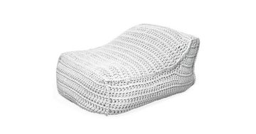 Cozy Lounger crocheted 6mm - "Syros Lounger" - Water by Ilektras Croshade