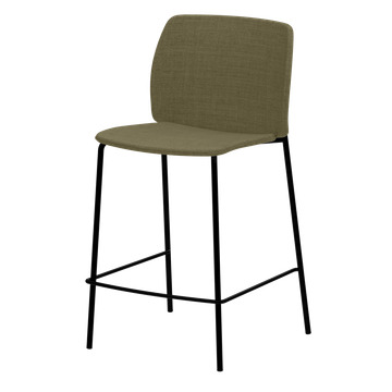 Aryn Max Counter chair with 4 leg frame (upholstered seat & back) by INCLASS