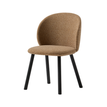 Binar 55 Chair with 4 steel legs by INCLASS
