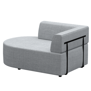 Entropy ENT0450 ENT0740 ENT0750 Modules with circular ends + corner backrest by INCLASS