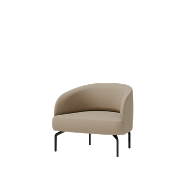 Kern Armchair with 4 legs by INCLASS