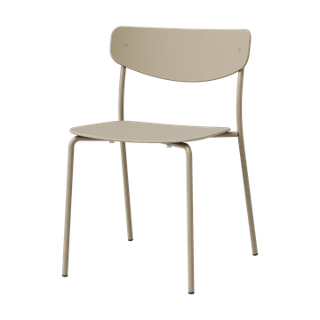Lea Outdoor Chair with 4 leg frame in stainless steel (polypropylene seat & back) by INCLASS