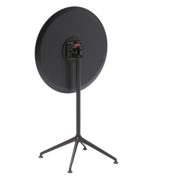 Lex Table h.103cm colour B00 with round flip tabletop by INCLASS