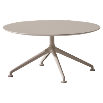 Lex Table h.38cm in colour M82 with round tabletop by INCLASS