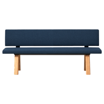 Plania Bench PL70216 + PL80110 160cm single seat bench by INCLASS