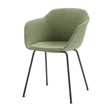 Taia Armchair with 4 leg frame (plain upholstered seat shell) by INCLASS