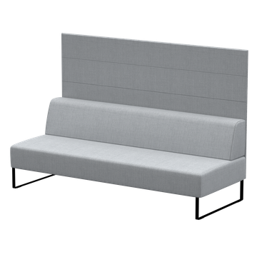Tetris Sofa with privacy screen (back side) by INCLASS