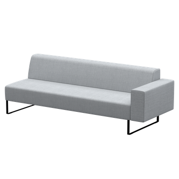 Tetris Sofa with arm W.20cm by INCLASS