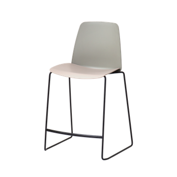 Unnia Medium stool with sled frame by INCLASS