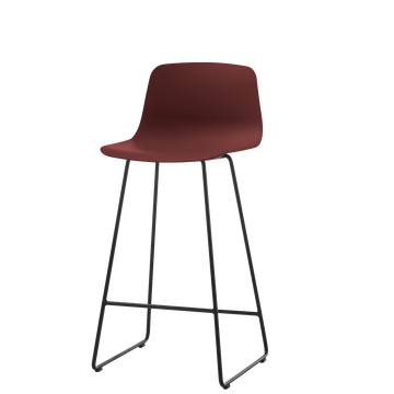 Varya Medium stool with sled frame by INCLASS