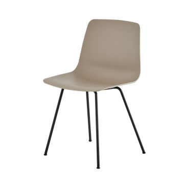 Varya Xl Chair with 4 leg frame (non stackable) (plastic mono-shell) by INCLASS