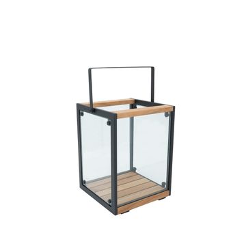 Oslo Anthracite Lantern by Indian Ocean