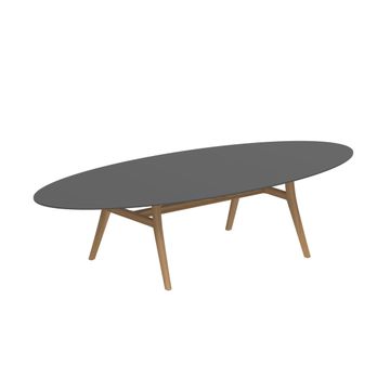 Zidiz Oval Ceramic Table by Indian Ocean