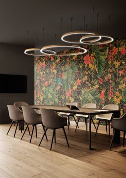 Exotic Birds and Parrots Wallpaper - Floral with Flowers by Instabilelab