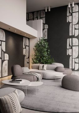 Modern Wallpaper with Geometries - Kiki Instabilelab by Instabilelab