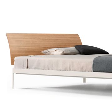 Min Bed Wood Headboard – Add-on Compatible with DWR Min Bed by isOnAir