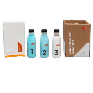 Kit prodotti per cura e bellezza pavimenti in cemento by Isoplam