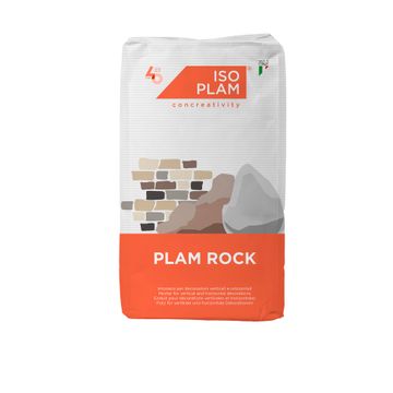 Plam Rock: intonaco decorativo stampabile alto spessore by Isoplam