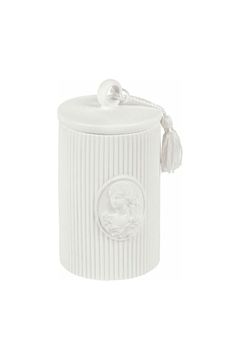 Canister with Tassels by Jade + Amber