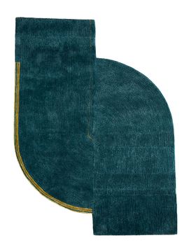 Come Around TNQ-1129, Peacock Blue/Capri by Jaipur Rugs