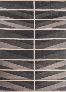Nomadic Threads ADHM-04(CS-01), Ebony/Black Olive by Jaipur Rugs