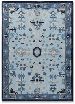 Bedouin ADWL-23008, Milky Blue/Dark Denim by Jaipur Rugs