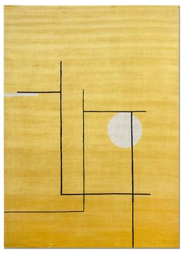 Sthir AIWL-3010, Gold Fusion/Linen White by Jaipur Rugs