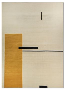 Sthir AIWL-3011, Papyrus/Gold Fusion by Jaipur Rugs