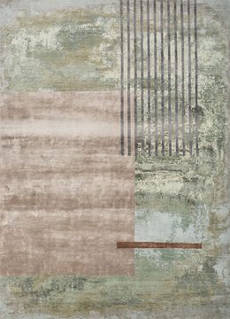 Aakar ESK-369(3D), Granite Green/Seamist by Jaipur Rugs