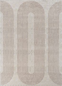 Aakar ESKN-339, White Ice/Dark Ivory by Jaipur Rugs