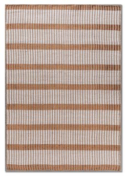 Nomadic Threads HCJ-01, Tan/Cloud White by Jaipur Rugs