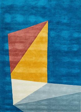 Caliedo TNQ-1510, Moroccan Blue/Moroccan Blue by Jaipur Rugs