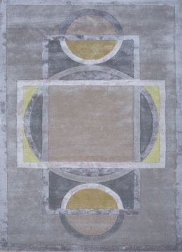 Caliedo TNQ-3216, Classic Gray/Bright Gold by Jaipur Rugs