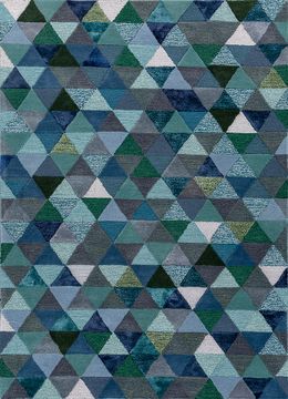 Caliedo TNQ-421, Indigo Blue/Aruba Blue by Jaipur Rugs