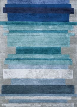 Caliedo TNQ-4356, Light Blue/Twilight Blue by Jaipur Rugs