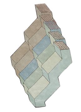 Archetype TOP-9504, Ether/Light Sea Mist by Jaipur Rugs