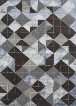 Caliedo TRA-14633, Dark Brown/Medium Gray by Jaipur Rugs